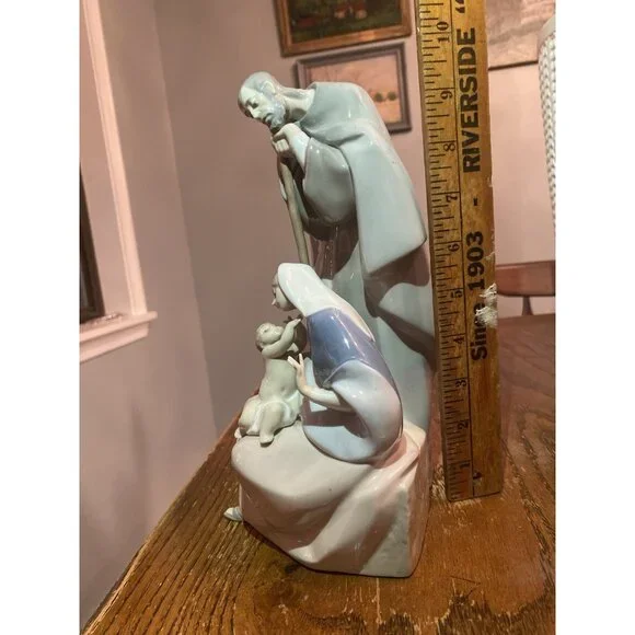 Lladro Nativity Figurine “The Blessed Family”RARE RETIRED  #1499 Mary Josep Jesu - Picture 4 of 8